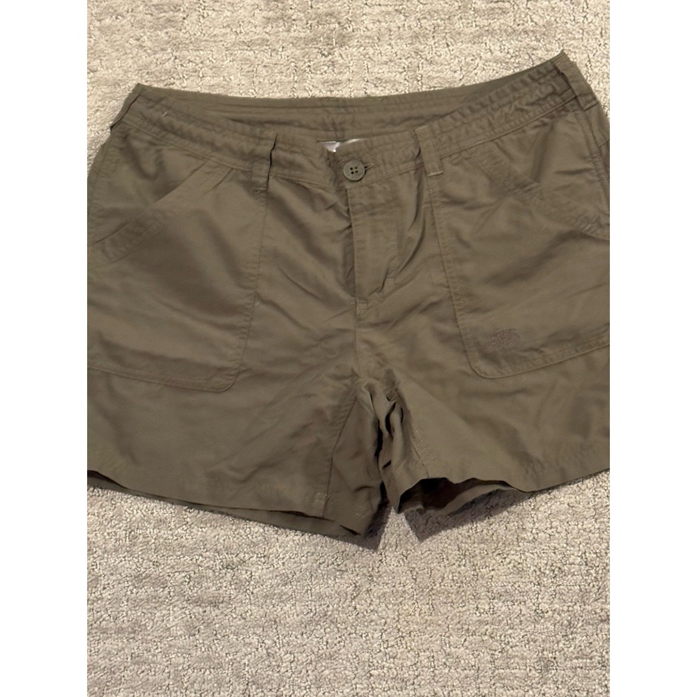 The North Face Shorts Women 10 Army Green Nylon (V)
